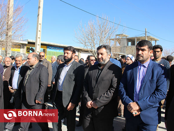 تشییع پدر شهیدان اکبری-صفاشهر