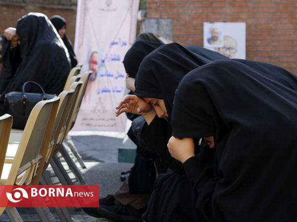 مراسم گلباران محل شهادت استاد مطهری
