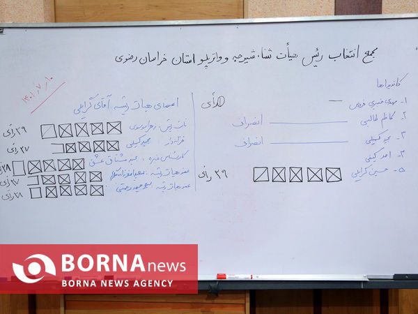 مجمع انتخاب رییس هیات شنای خراسان رضوی