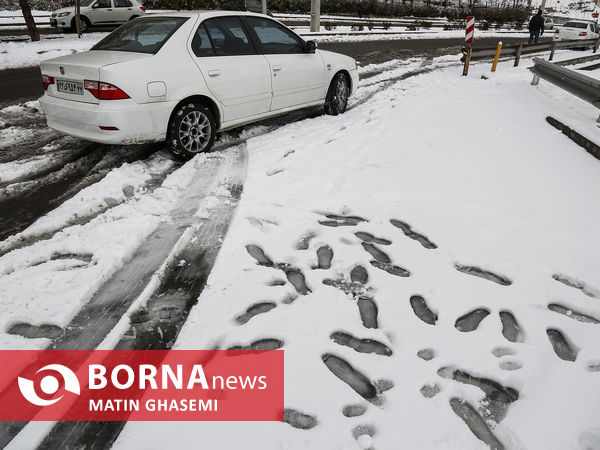 بارش برف در تهران