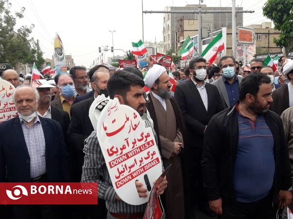 راهپیمایی روز قدس_ شهرستان قرچک