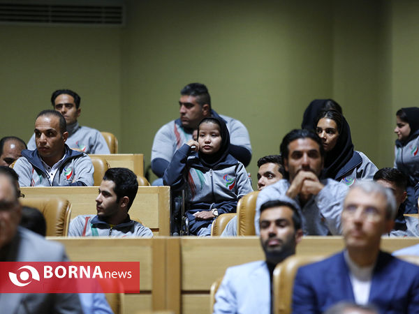 در حاشیه دیدار صمیمی ریاست جمهور با ورزشکاران