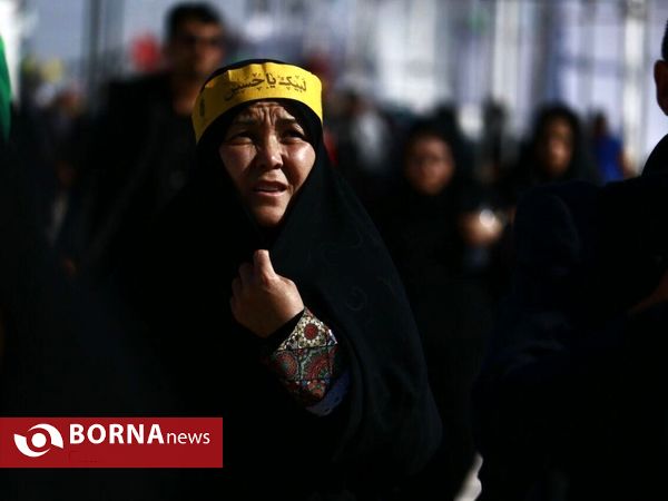 نمای نزدیک اربعینیون شلمچه