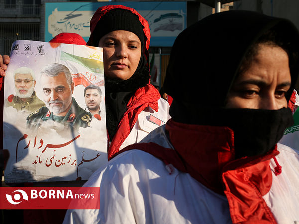 تشییع پیکر سردار شهید حاج قاسم سلیمانی در تهران