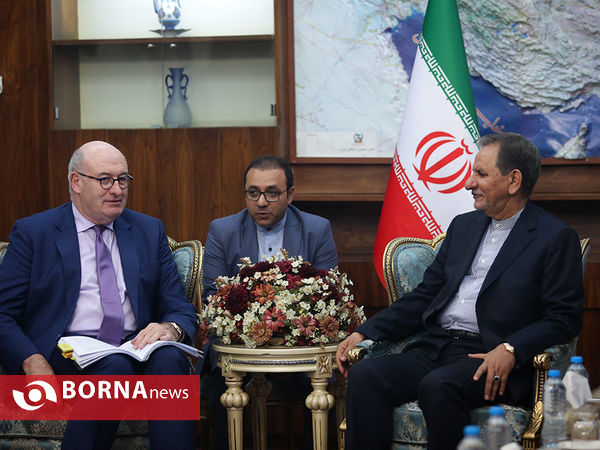 دیدار آقای هوکان ، کمیسیونر اتحادیه اروپا با معاون اول رییس جمهور