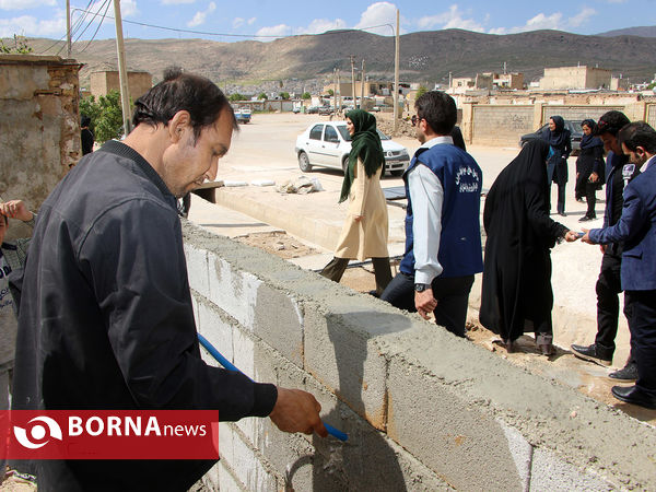 بازدید مدیرکل دفتر برنامه ریزی و توسعه امور اجتماعی جوانان وزارت ورزش و جوانان از مناطق سیل زده شیراز