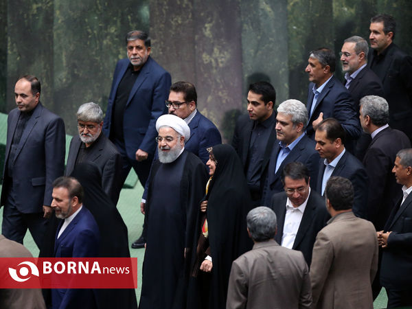 حضور رییس جمهوری در صحن علنی مجلس