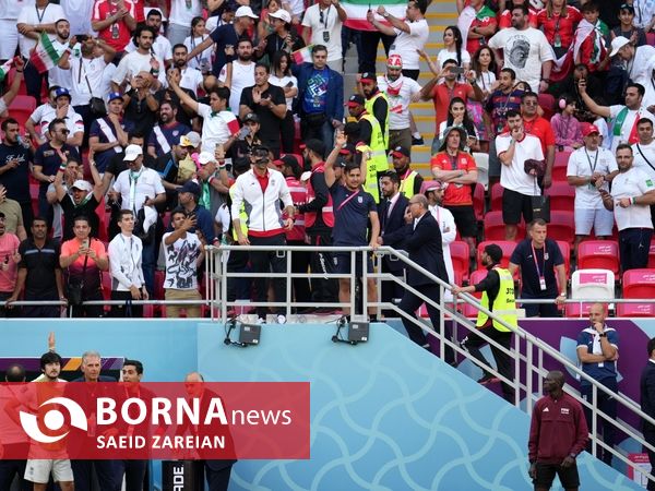 دیدار تیم های فوتبال ایران - ولز