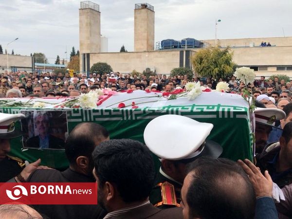 بدرقه پیکر رییس سازمان تامین اجتمایی