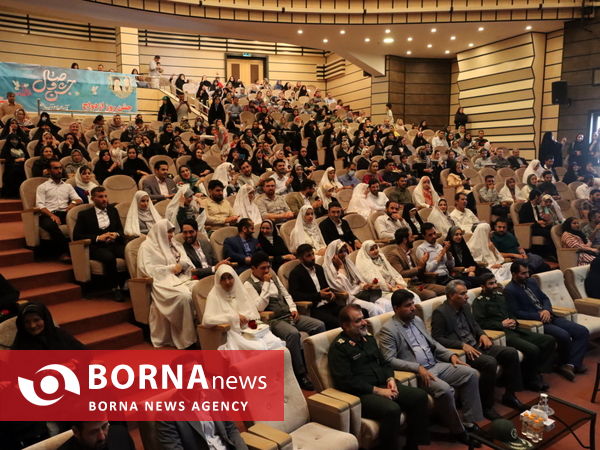 جشن وصال زوج های جوان در همدان با ۳۲۰ سری جهیزیه 