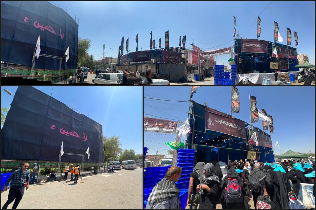 ایجاد ظرفیت هزار نفری زائران اربعین در شهر کاظمین 
