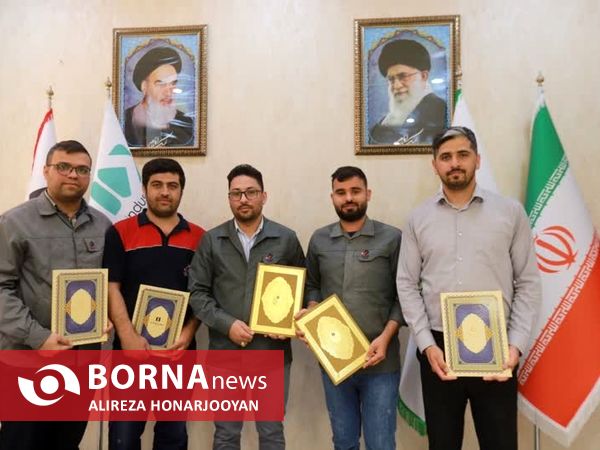 تجلیل از کارگران واحدهای تولیدی و صنعتی اروند