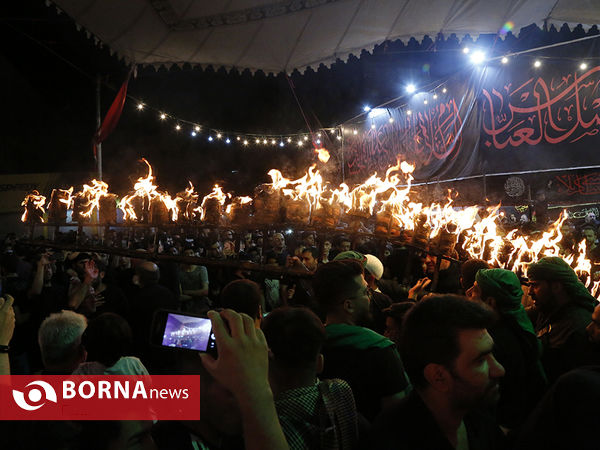 مشعل‌گردانی اعراب مقیم شهر‌ری