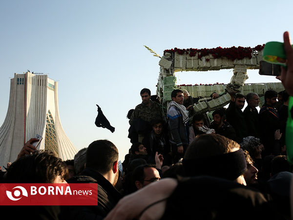 تشییع پیکر سردار شهید حاج قاسم سلیمانی در تهران