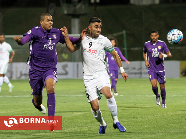 دیدار تیم های ذوب اهن اصفهان العین امارات
