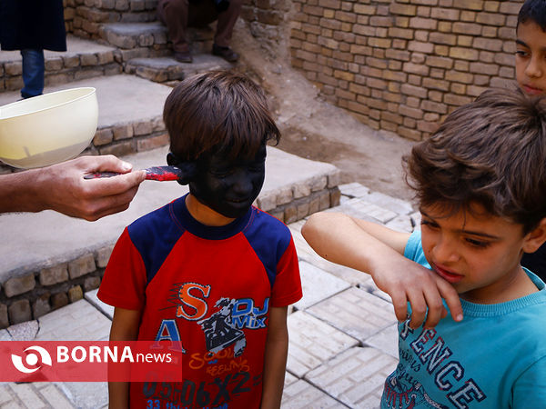 تعزیه کاروان ورود به کربلا در نوش آباد کاشان