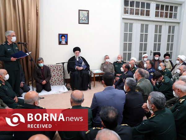 دیدار فرماندهان و مسئولان ارشد نیروهای مسلح با رهبر انقلاب
