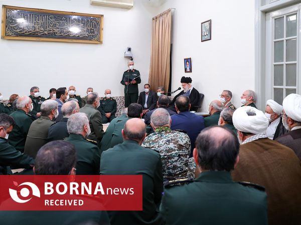 دیدار فرماندهان و مسئولان ارشد نیروهای مسلح با رهبر انقلاب