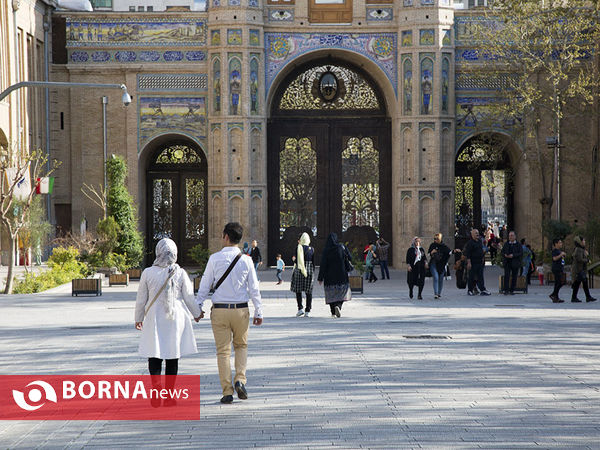نوروز در تهران ((سردر باغ ملی))