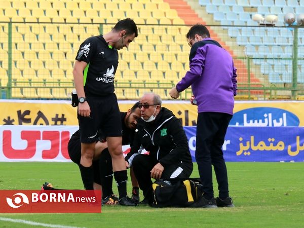 دیدار تیم های فوتبال صنعت نفت - شمس آذر قزوین