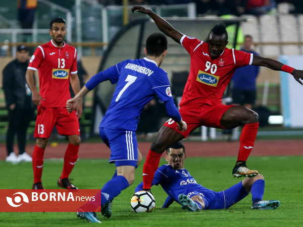 دیدار تیم های فوتبال  پرسپولیس- نسف قارشی ازبکستان