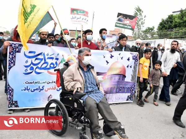 مراسم راهپیمایی روز قدس در گرگان