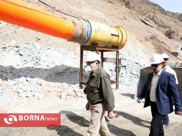 بازدید رئیس بنیاد مستضعفان و جانبازان از قطعه A2 آزادراه تهران-شمال