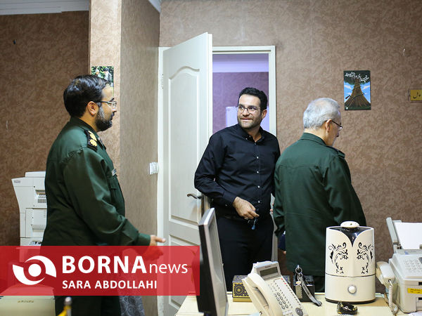 حضور فرمانده قرارگاه مرکزی مهارت آموزی نیروهای مسلح در خبرگزاری برنا