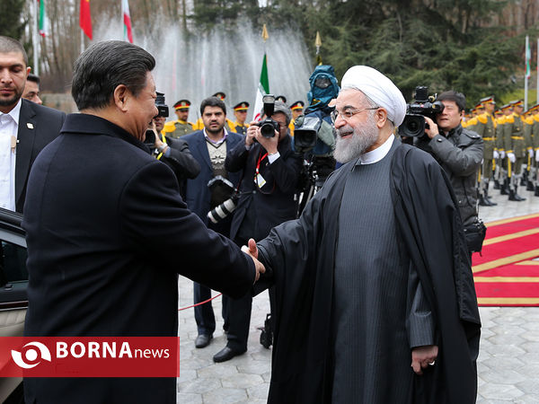 استقبال رسمی از رئیس‌جمهور چین