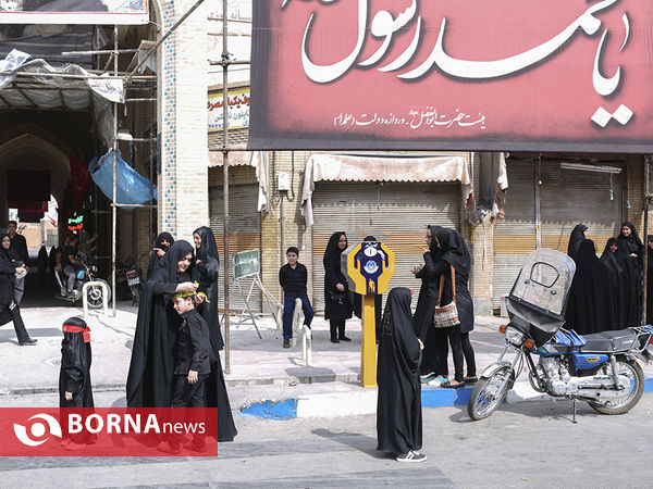 عزاداری روز تاسوعا در بازار کاشان