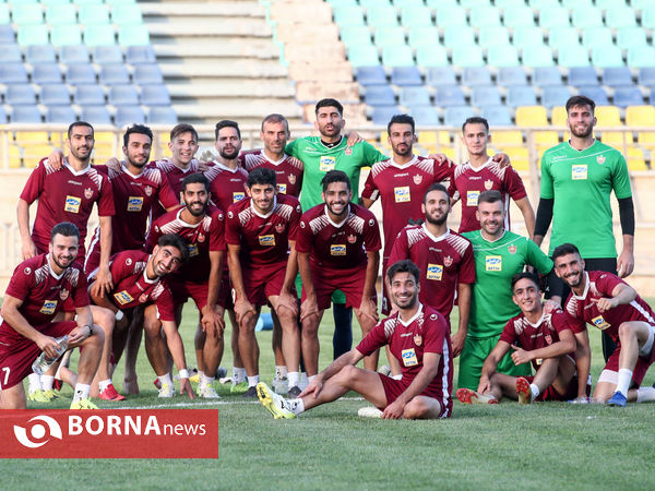 تمرین تیم فوتبال پرسپولیس تهران