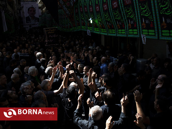 عزاداری تاسوعای حسینی در بازار تهران