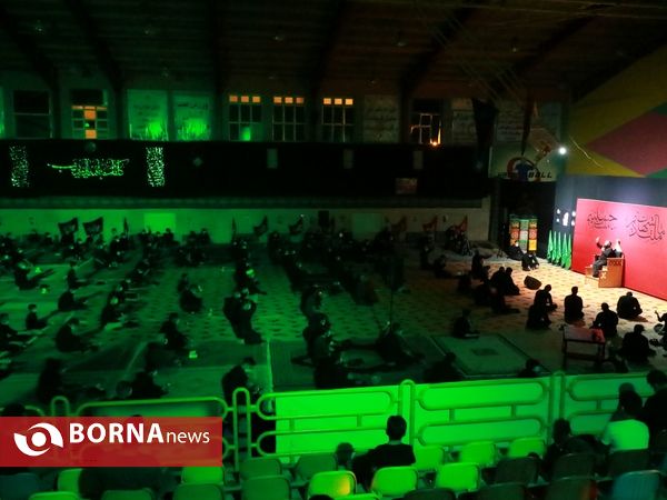 عزاداری سیدالشهدا در مجموعه ورزشی ۱۷ شهریور آبادان