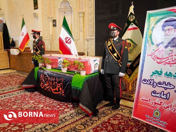 تشییع پیکر شهید مدافع وطن «اکبر رنجبر» در شیراز