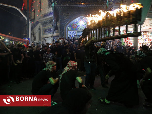 مشعل‌گردانی اعراب مقیم شهر‌ری