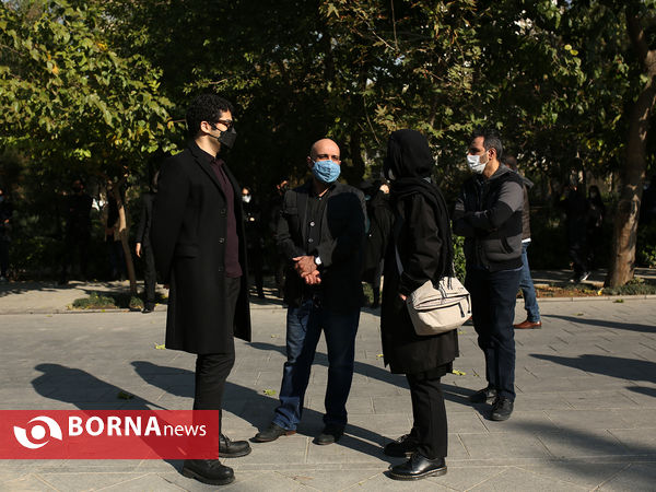 مراسم وداع با پورنگ پورشیرازی