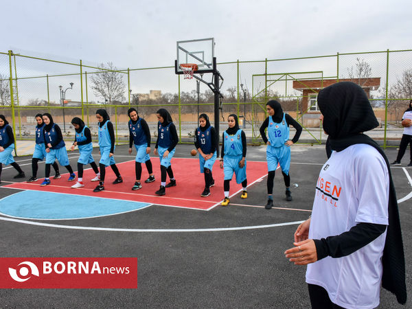 تمرینات تیم بسکتبال اکسیژن اراک