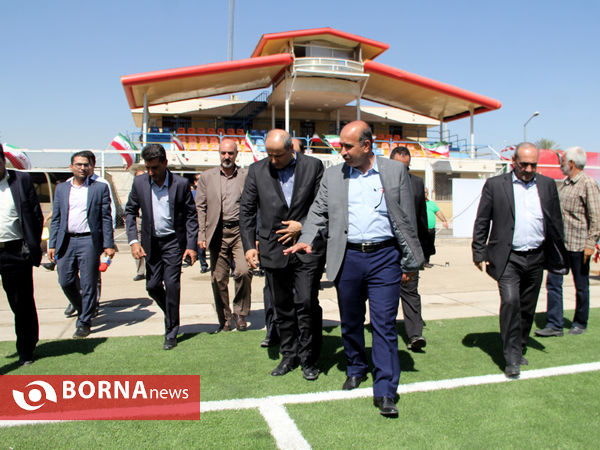 افتتاح پروژه های اداره کل ورزش و جوانان فارس در هفته دولت با حضور معاون وزیر