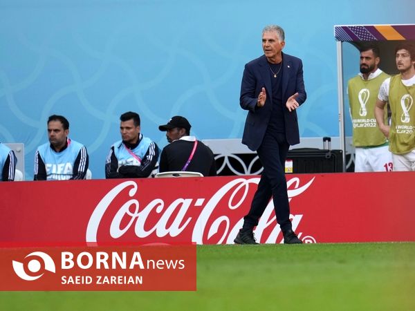 دیدار تیم های فوتبال ایران - ولز