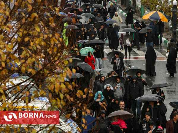 مراسم پیاده روی روز اربعین در تهران