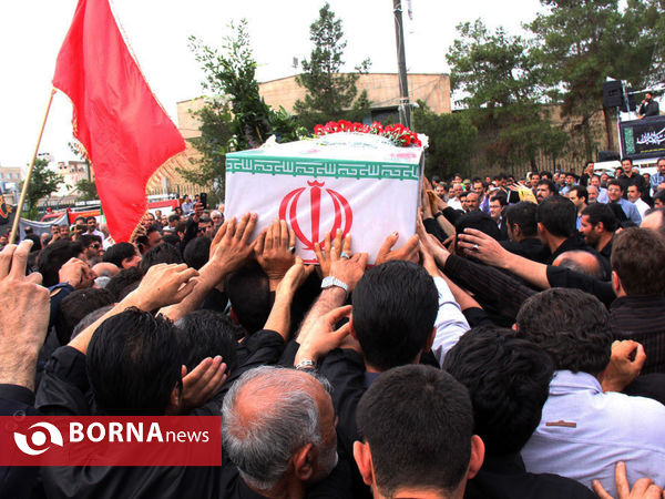 تشییع مخترع شهید محمد پازوکی در سمنان