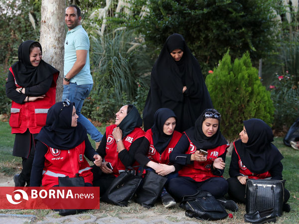 در حاشیه همایش پیاده روی روز ملی آتش نشانی