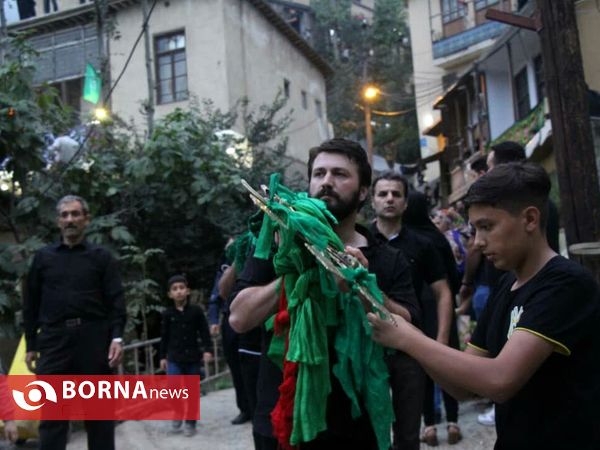 آیین سنتی مراسم علم بندان در شهرک تاریخی ماسوله