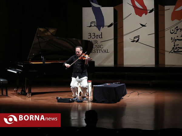 اجرای " لوکا چیارلا ٬ سولو ارکسترا "  ایتالیا - جشنواره موسیقی فجر