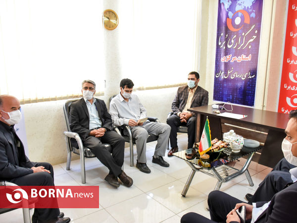 حضور فرماندار اراک در دفتر خبرگزاری برنا