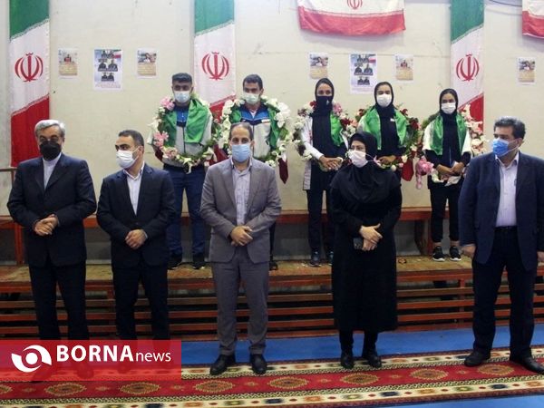 مراسم استقبال از مقام آوران مسابقات انتخابی المپیک _ بندرانزلی