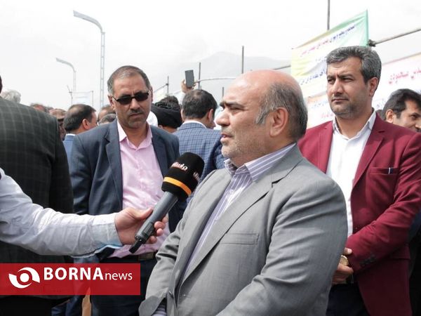 افتتاح پل ورودی غیر همسطح شهرستان قدس