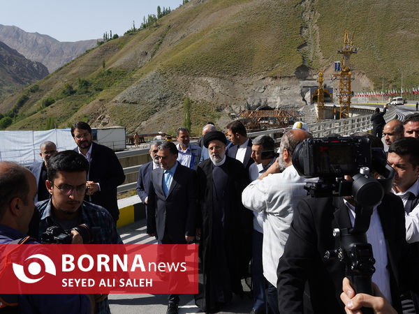 افتتاح قطعه دوم آزاد راه تهران-شمال