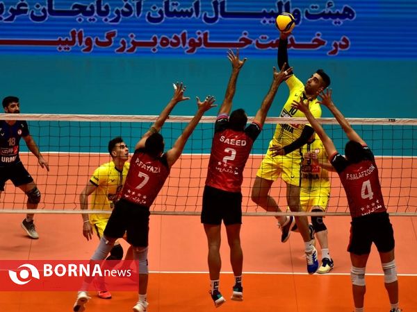 شهرآورد هفته اول لیگ برتر والیبال: شهرداری ارومیه - آذرباتری