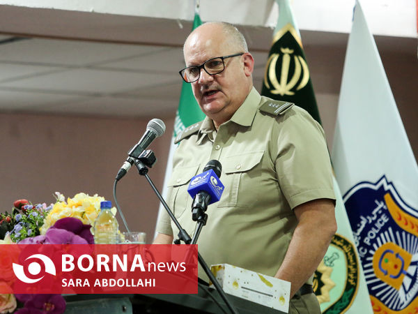 نشست فرماندهی انتظامی ایران با وابستگان نظامی کشورهای خارجی